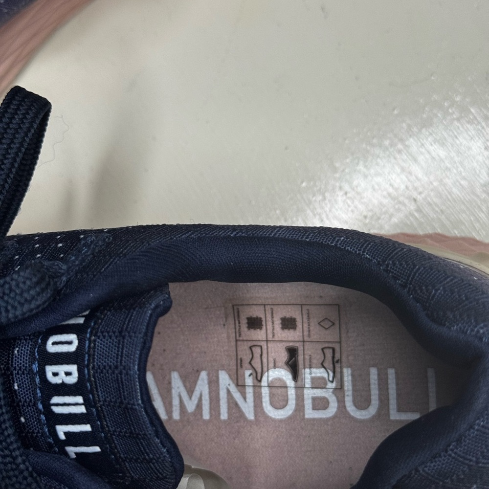 NOBULL Allday Navy and Pink Ombre Gradient Ripstop Runner Sneakers - Picture 8 of 9